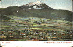El Popocatepetl Vista De Amecameca Postcard