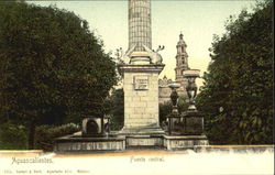 Aguascalientes Fuente Central Postcard