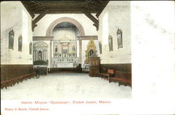 Interior Mission Guandalupe Postcard