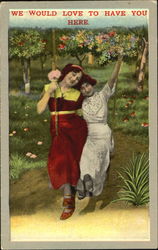 We Would Love To Have You Here Postcard