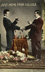 Just Home From College Postcard