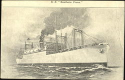 SS Southern Cross Postcard