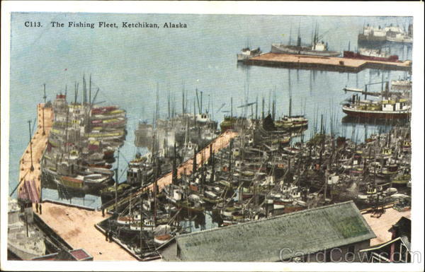 The Fishing Fleet Ketchikan Alaska