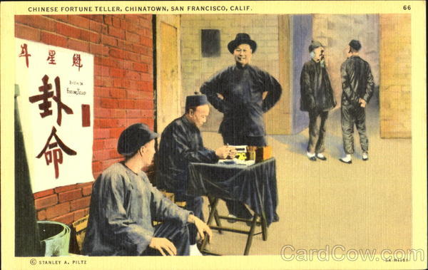 Chinese Fortune Teller, Chinatown San Francisco California