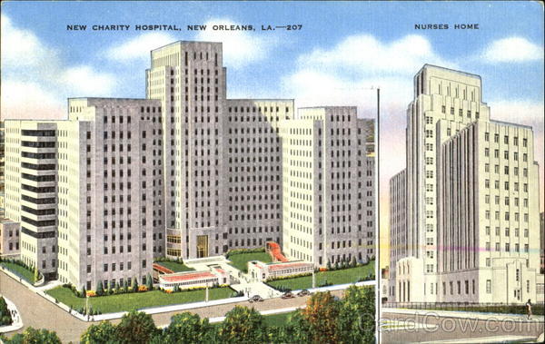 New Charity Hospital Nurses Home New Orleans Louisiana
