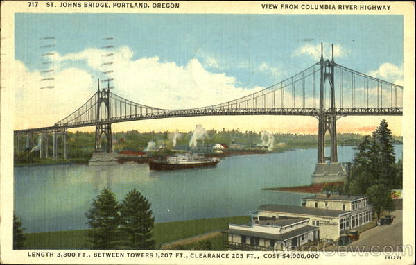St. John's Bridge Portland Oregon