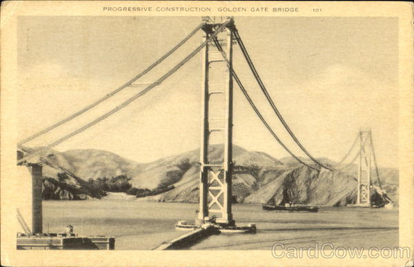 Progressive Construction Golden Gate Bridge San Francisco California