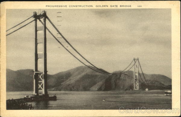 Progressive Construction Golden Gate Bridge San Francisco California