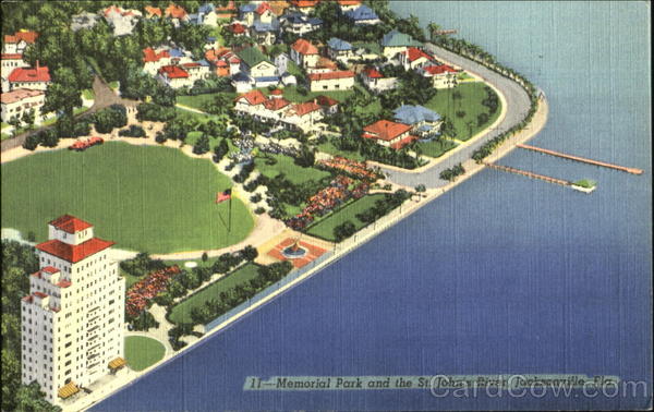 Memorial Park And The St. John's River Jacksonville Florida