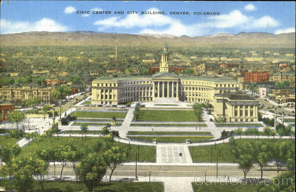 Civic Center And City Building Denver Colorado