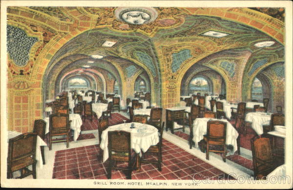 Grill Room, Hotel McAlpin New York