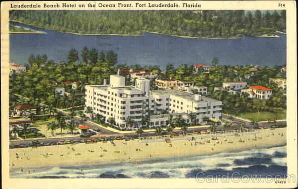 Lauderdale Beach Hotel On The Ocean Front Fort Lauderdale Florida