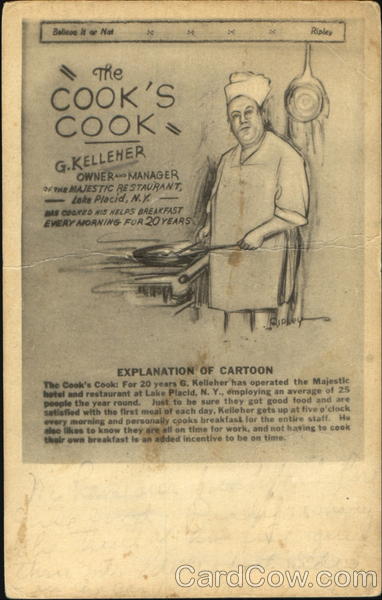 The Cook's Cook Lake Placid New York