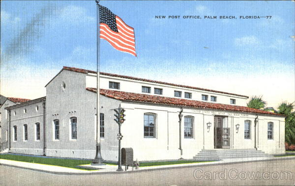 New Post Office Palm Beach Florida