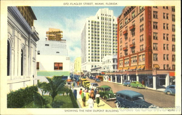 Flagler Street Miami Florida