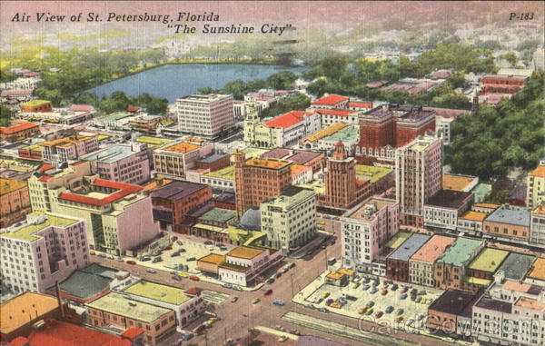 Air View Of St. Petersburg Florida