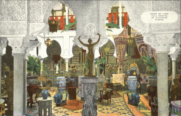 Court Of Lions Villa Zorayda St. Augustine Florida