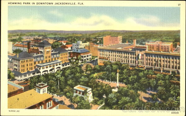 Hemming Park In Downtown Jacksonville Florida
