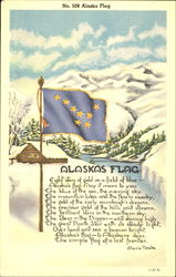 Alaska Flag Scenic, AK Postcard Postcard