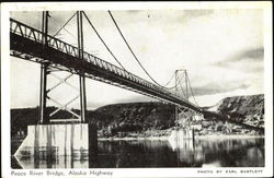 Peace River Bridge, Alaska Highway Alberta Canada Postcard Postcard