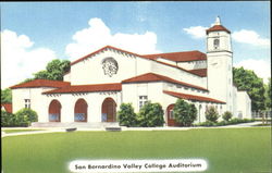 San Bernardino Valley College Auditorium Postcard