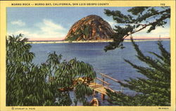 Morro Rock, San Luis Obispo County Postcard