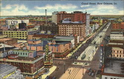 Modern New Orleans, Canal Street Postcard