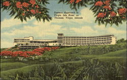 Eastern Approach To Virgin Isle Hotel Postcard