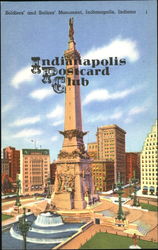 Soldier's And Sailor's Monument Postcard