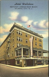Hotel Wellsboro, Kentucky Avenue Near Beach Postcard