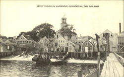 Artists' Studios On Waterfront, Cape Cod Postcard