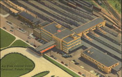 Air View Central Union Terminal Postcard