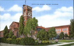 South High School Denver, CO Postcard Postcard