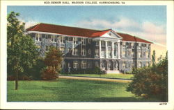 Senior Hall, Madison College Harrisonburg, VA Postcard Postcard