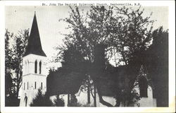 St. John The Baptist Episcopal Church Sanbornville, NH Postcard Postcard