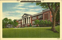 Junior High School Bristol, VA Postcard Postcard