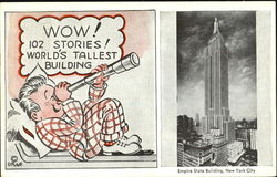 Empire State Building Postcard