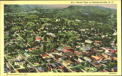 Aerial View Of Hendersonville North Carolina Postcard Postcard