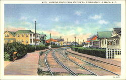 Looking South From Station No. 1 Postcard