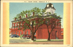 Court House Franklin, NC Postcard Postcard