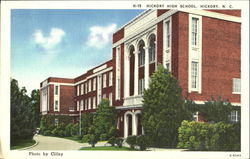 Hickory High School Postcard