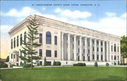 Mecklenburg County Court House Charlotte, NC Postcard Postcard