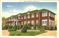 Shelby Hospital Postcard