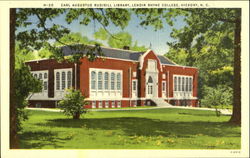 Carl Augustus Rudisill Library, Lenoir Rhyne College Postcard