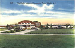 The Shelby Memorial Community Center Postcard