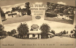 La Fiesta Motor Court, 2240 Grand Ave., U. S. 60, 70 and 89 Postcard