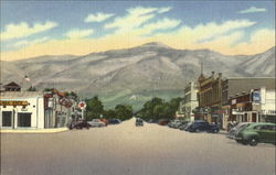 Tenth Street Looking Toward Sacramento Mountains Postcard