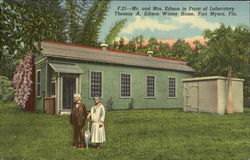 Thomas A. Edison Winter Home Postcard
