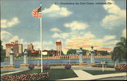 Overlooking The Civic Center Postcard