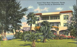 Sunset Point Hotel Clearwater, FL Postcard Postcard